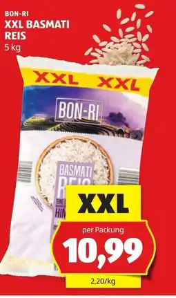 Hofer Bon-ri xxl basmati reis Angebot