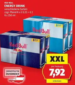 Hofer Red bull energy drink Angebot