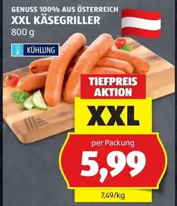 Hofer Genuss 100% aus österreich xxl käsegriller Angebot