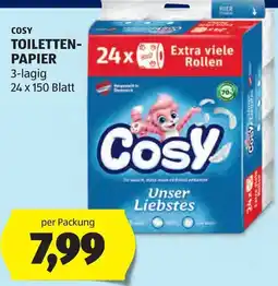 Hofer Cosy toiletten- papier Angebot