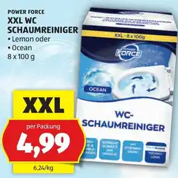 Hofer Power force xxl wc schaumreiniger Angebot