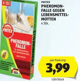 Hofer Pritex pheromon falle gegen lebensmittel- motten Angebot