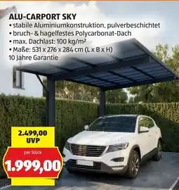Hofer ALU-CARPORT SKY Angebot