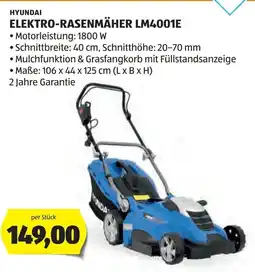 Hofer Hyundai elektro-rasenmäher lm4001e Angebot