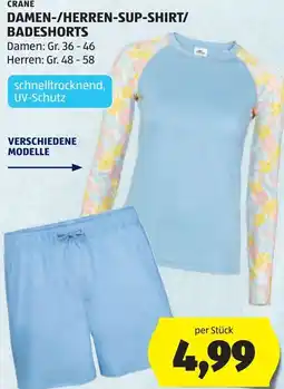 Hofer CRANE DAMEN-/HERREN-SUP-SHIRT/ BADESHORTS Angebot