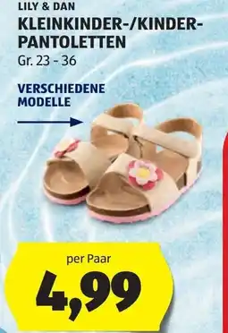 Hofer Lily & dan kleinkinder-/kinder- pantoletten Angebot