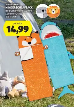 Hofer Adventuridge kinderschlafsack Angebot