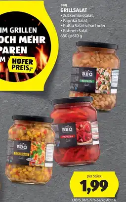 Hofer Bbq grillsalat Angebot