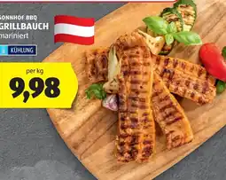 Hofer Sonnhof bbq grillbauch mariniert Angebot