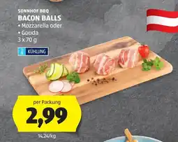 Hofer Sonnhof bbq bacon balls Angebot