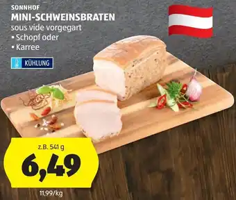 Hofer Sonnhof mini-schweinsbraten Angebot