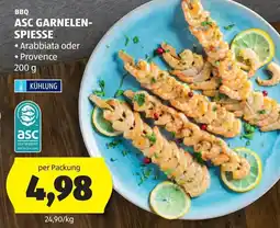 Hofer Bbq asc garnelen- spiesse Angebot