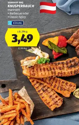 Hofer Sonnhof bbq knusperbauch Angebot