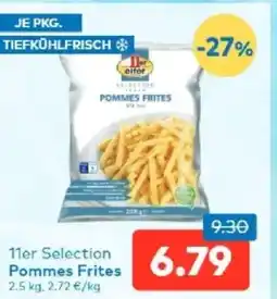 T&G 11er Selection Pommes Frites Angebot