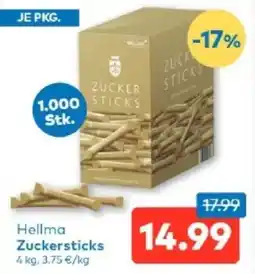 T&G Hellma Zuckersticks Angebot