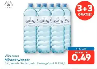 T&G Vöslauer Mineralwasser Angebot