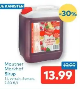 T&G Mautner Markhof Sirup Angebot