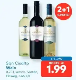 T&G San Cisalto Wein Angebot