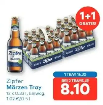 T&G Zipfer Märzen Tray Angebot