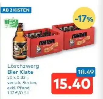 T&G Löschzwerg bier kiste Angebot