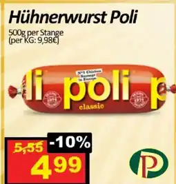 Wurstico Huhnerwurst poli Angebot