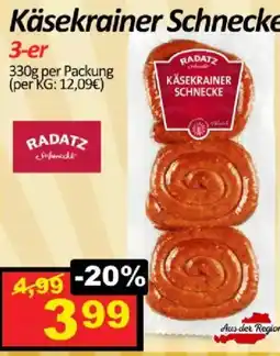 Wurstico Kasekrainer Schnecke Angebot