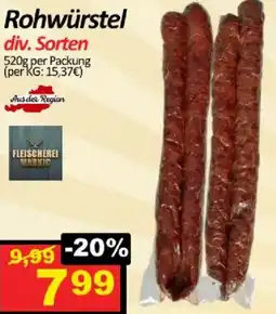 Wurstico Rohwurstel Angebot