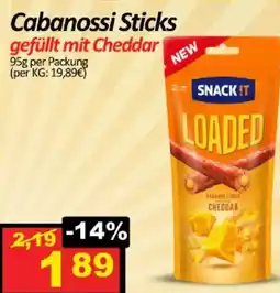 Wurstico Cabanossi Sticks gefüllt mit Cheddar Angebot