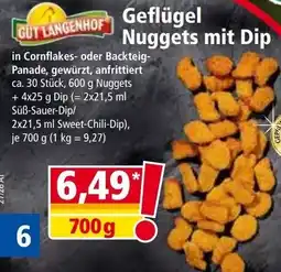 Norma Geflügel Nuggets mit Dip Angebot