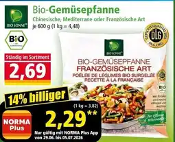 Norma Bio-Gemüsepfanne Angebot