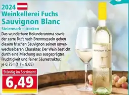 Norma 2024 Weinkellerei Fuchs Sauvignon Blanc Angebot