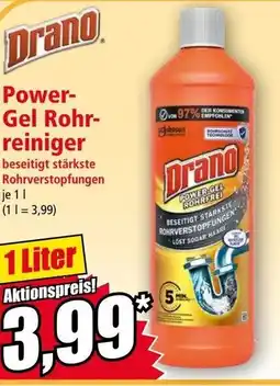 Norma Drano Power- Gel Rohr- reiniger Angebot