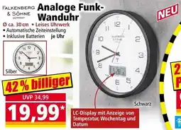 Norma Analoge Funk- Wanduhr Angebot
