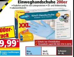 Norma Einweghandschuhe 200er Angebot