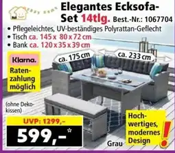 Norma Elegantes Ecksofa- Set 14tlg. Angebot