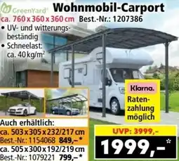 Norma Wohnmobil-Carport Angebot