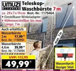Norma UMUZI Teleskop- Waschbürste 7 m Angebot