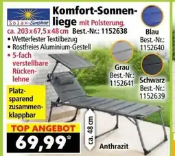 Norma Komfort Sonnen liege Angebot