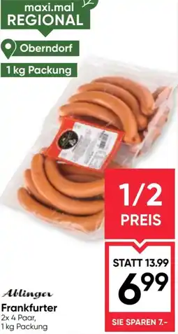 Maximarkt Ablinger Frankfurter Angebot