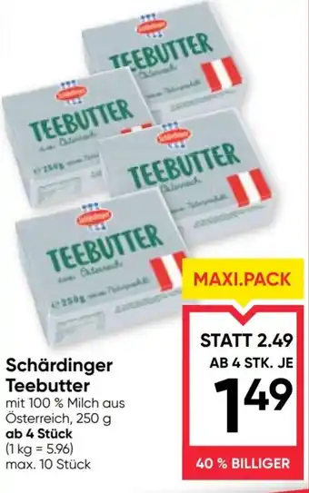 Maximarkt Schärdinger Teebutter Angebot