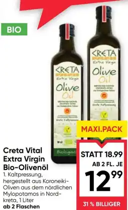 Maximarkt Creta Vital Extra Virgin Bio-Olivenöl Angebot