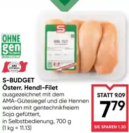 Maximarkt S-BUDGET Österr. Hendl-Filet Angebot