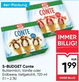 Maximarkt S-BUDGET Conte Angebot