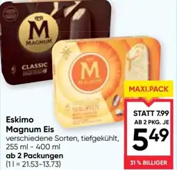 Maximarkt Eskimo Magnum Eis Angebot