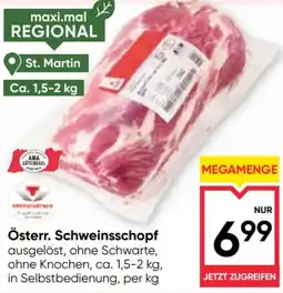 Maximarkt Österr. Schweinsschopf Angebot