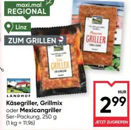 Maximarkt Käsegriller, Grillmix oder Mexicangriller Angebot