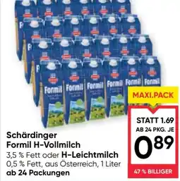 Maximarkt Schärdinger Formil H-Vollmilch Angebot