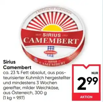 Maximarkt Sirius Camembert Angebot