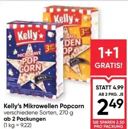 Maximarkt Kelly's Mikrowellen Popcorn Angebot