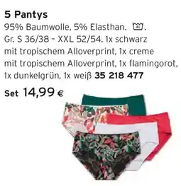 Tchibo Eduscho 5 Pantys Angebot